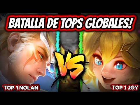 ¡LOS DOS ASESINOS MAS EXPLOSIVOS DEL META SE ENFRENTAN! NOLAN TOP 1 vs JOY TOP 1! | MOBILE LEGENDS