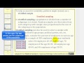 Sampling Methods and Characteristics