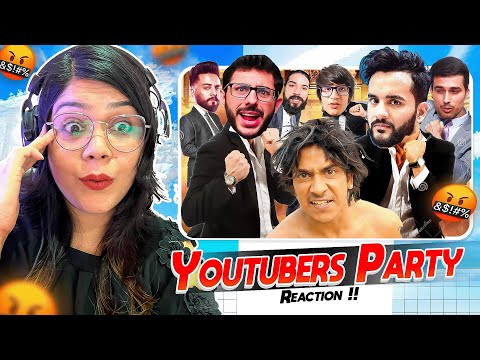 Youtubers House party Reaction || @Puravjha_