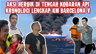 Di Balik Tragedi KM Barcelona V: Api, Laut, dan Keberanian - Cerita Bergambar