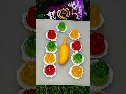 Jelly Belly, Mango 🥭 juice pudding jelly popsicle 🤯#youtubeshorts #shortvideo #ytshorts #shorts