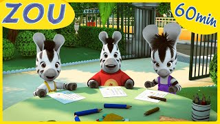 Zou en Famille ! ❤️ Aider Papa, Maman et les Grands-Parents| ZOU en Français 🦓
