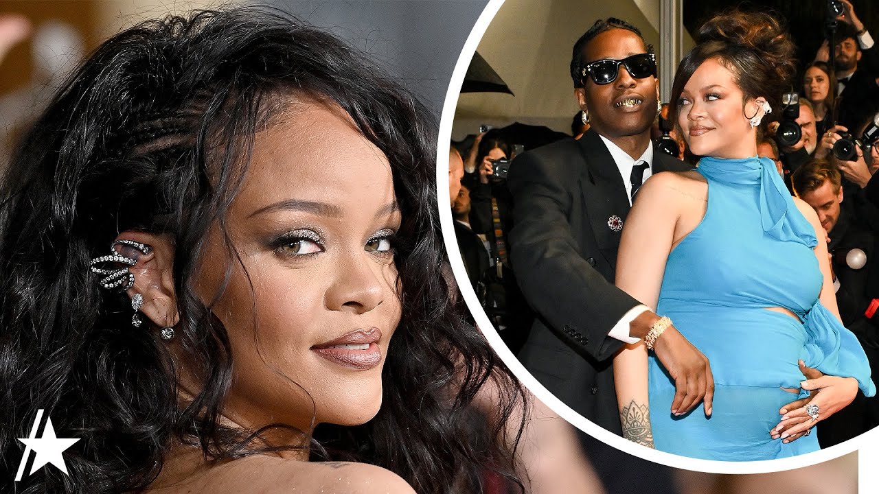 Rihanna Shows Off Baby Bump w/ A$AP Rocky In Cannes SURPRISE