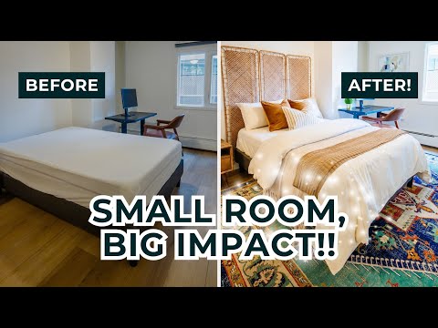 Tiny Bedroom Makeover to Help SELL My Brother’s Condo!