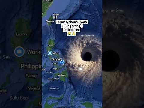 Typhoon Uwan (Fung-wong) to the Philippines ๐ข๐