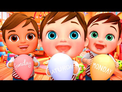 7 Days of the Week - Perfect Song for Kids to Learn | Kids Songs | Banana Cartoon #nurseryrhymes