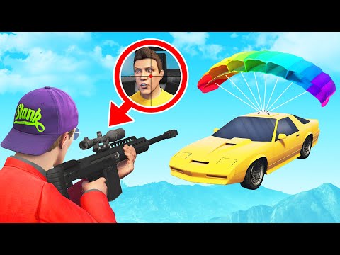 Snipers vs Flying Cars in GTA 5!