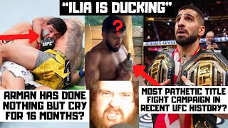 "Ilia Topuria Is Ducking Me" Arman Tsarukyan IS PATHETIC! 16 MONTHS OF CRYING ON SOCIAL MEDIA?