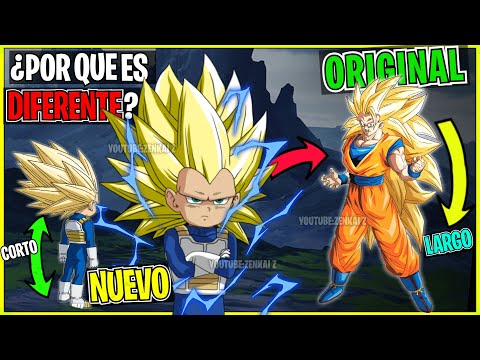 ¿Por qué el SSJ3 de VEGETA en DAIMA es diferente al SSJ3 de GOKU?