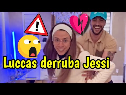 LUCCAS NETO FAZ A JESSI CAIR NO CHÃO DE PROPÓSITO!