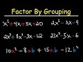 Factoring Polynomials: Grouping Techniques for 3 and 4 Terms