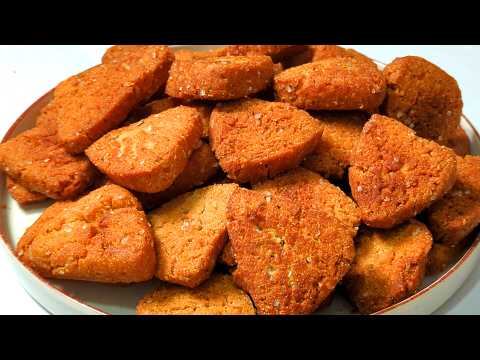 Aata Biscuits | कढ़ाई में बनाएं स्वादिष्ट, खस्ता और हेल्दी बिस्कुट 2 महीनों तक स्टोर करें | Biscuits