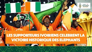 LES IVOIRIENS CELEBRENT LA VICTOIRE HISTORIQUE DES ÉLÉPHANTS