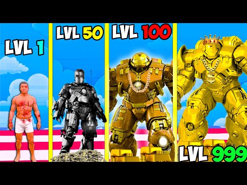 Franklin's INSANE journey to Obtain 4 IRONMAN Powers and Save God Father Titan GTA 5!