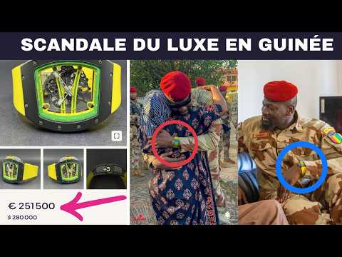 La Guinée sous Mamady Doumbouya : Une montre de 280 000$ Alors que les Guinéens meurent de faim