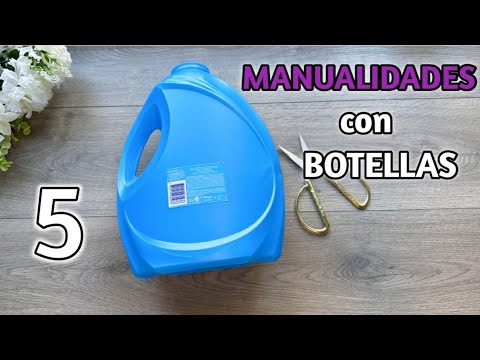 5 Geniales Ideas para NO tirar las botellas de Plástico ♻️ Ideias com Garrafa Pet.