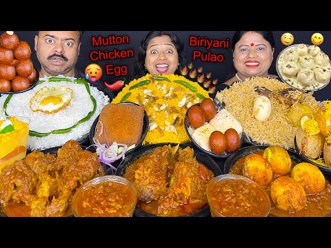 EATING SPICY STREET FOOD VS HOME FOOD CHALLENGING VIRAL VIDEO WITH PUNISHMENT MUTTON, EGG, CHICKEN