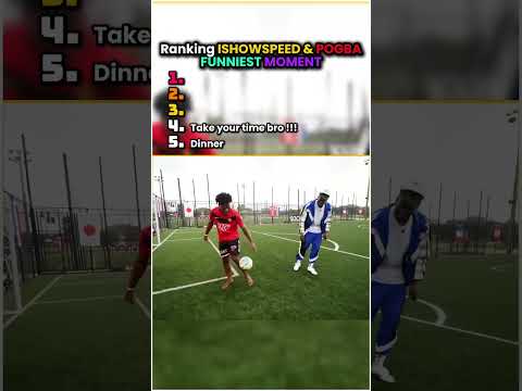 Pogba teaches ISHOWSPEED some skills #ishowspeed