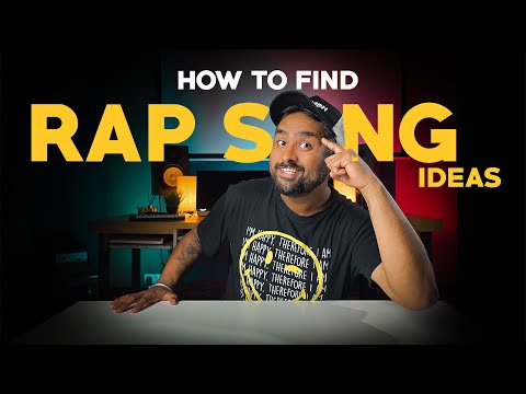 How to find RAP SONG IDEAS | 5 Quick Ways