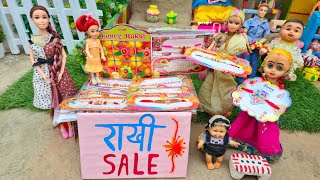 Barbie Doll All Day Routine In Indian Village/Radha Ki Kahani Part -522/Barbie Doll Bedtime Story||