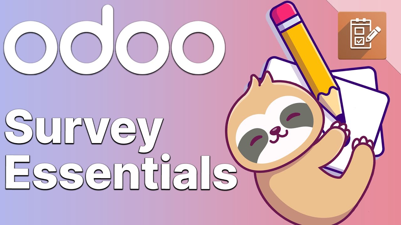 Survey Essentials | Odoo Surveys | 4/28/2023

Learn everything you need to grow your business with Odoo, the best open-source management software to run a company, ...
