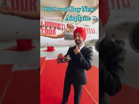 Diljit Dosanjh Buy New Private Airplane โ๏ธ#diljitdosanjh #shortsvideo #punjabisong #punjabi #shorts