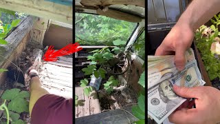 Нашли ящик с деньгами в заброшенной машине