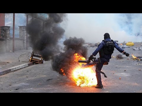 YouTube video thumbnail: Madagascar: Protests Ongoing to Demand President's Resignation as Police Presence Grows