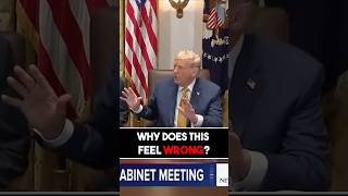 Something is off with Trump’s reaction to Epstein question.