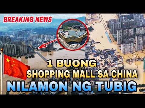 Nakakatakot 1 Buong Shopping Mall sa China nilamon ng tubig! Tindi nito!