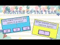 Months of the Year Assessment