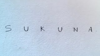 Text to art: How to draw sukuna from [jujutsu kaisen]