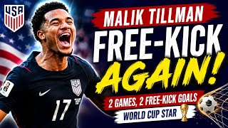 Malik Tillman Free Kick Goal! 