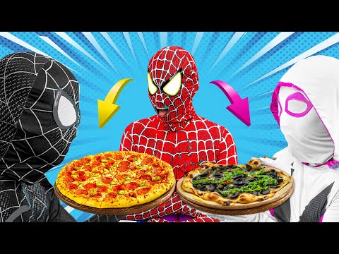 What If Many SPIDER-MAN in 1 HOUSE...?? || Who STOLE ALL Marvel SPIDER MAN's PIZZA ??? + MORE