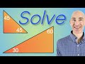 Solving Special Right Triangles: 30-60-90 and 45-45-90