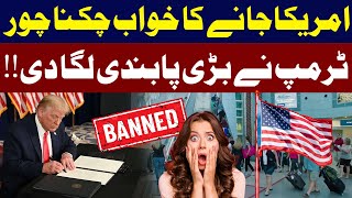 Dream of Going to USA Shattered | Trump Imposes Major Ban | Pakistan News