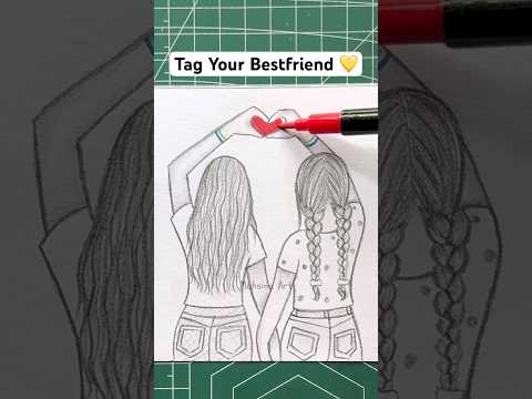 Tag Your BFF💙💜 #shorts #craft #art #drawing #crafts #bestfriend