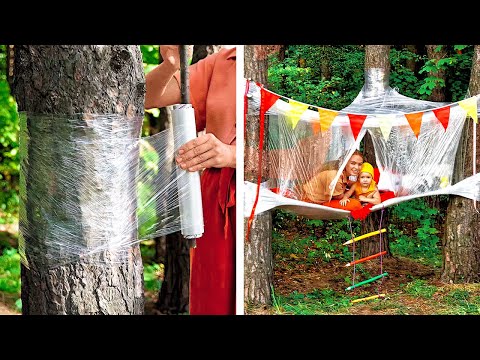 Ultimate Parenting Hacks: Build a Forest Tent and More! 🌲🏕️