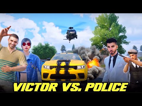 VICTOR vs. POLICE 😂 |  VICTOR Funny Video in BGMI