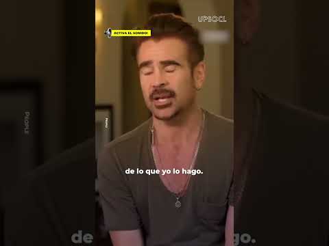 Colin Farrell solloza por la condición de su hijo #shorts