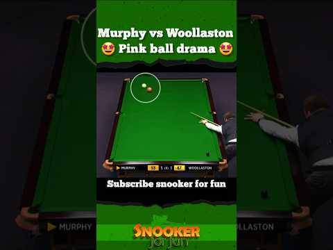Murphy vs Woollaston ball drama| #shorts #youtubeshorts #trending #snooker #ding #juddtrump #ronnie