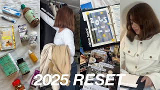 Reset de año nuevo 💫 deep cleaning, vision board, journaling y muchas compras