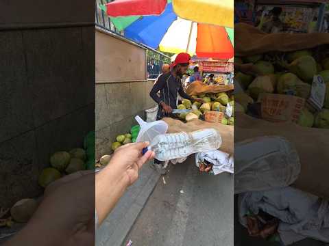 1 नारियल से भर दी आधी पानी की bottle मलाई के साथ 😱 #shorts #viral #trending #food