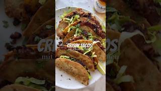 Knusprigen Bohnen Tacos aus dem Ofen ✨🌮🤤 #tacos #abendessen #rezept #bohnen