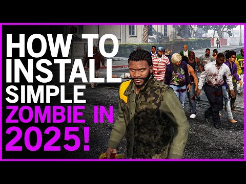 GTA 5 Zombie Mod 2025 | How To Install SIMPLE ZOMBIE MOD | EASY INSTALL!!