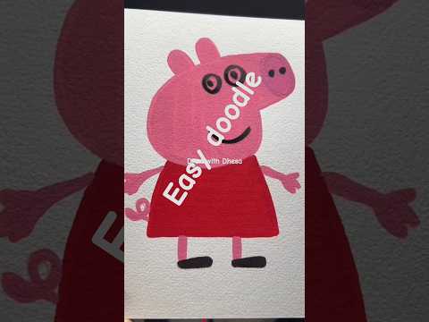 Easy Doodle 28/30 #shorts #art #youtube #artist #colorings