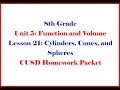 Volume and Surface Area Concepts