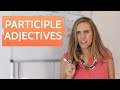 Participle Adjectives and Their Usage