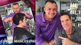 Corte Masculino social na tesoura 2023 @MoisesCabeleireiros