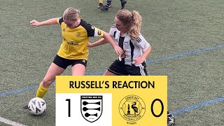 Russell’s reaction to a 1-0 loss vs Tooting Bec (A)
